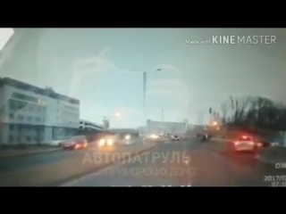 in vladivostok, a woman knocked down pedestrians two days after buying a car