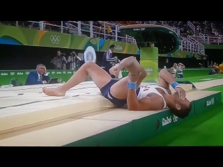 the french gymnast broke his leg (received a double fracture of the lower leg) at the 2016 olympics in rio