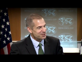 us state department's mark toner laughed while talking to reporters about democratic transparency.