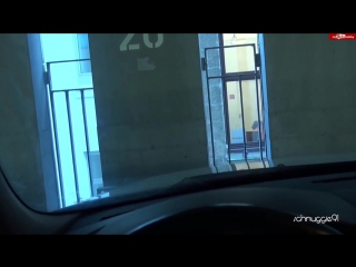 blowjob in the car in the underground parking